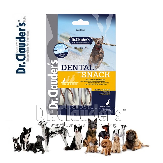 Dr.Clauder's Dental Snack Pollo - Small Breed distributore ufficiale italia