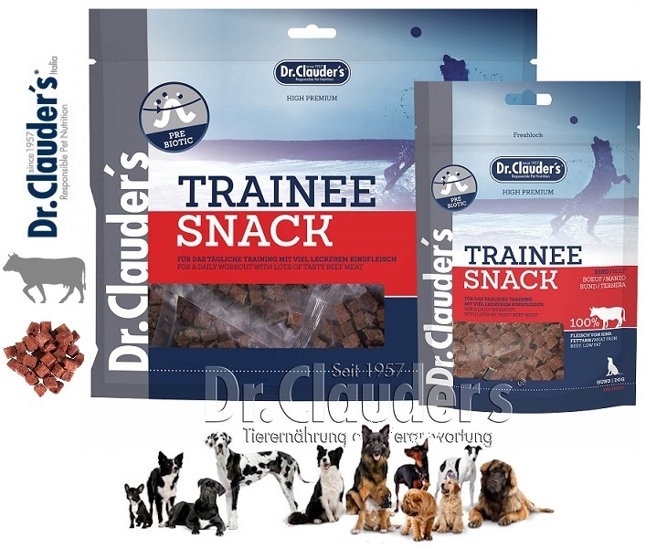 Dr.Clauder's Trainee Snack 100% CARNE DI Manzo per cani